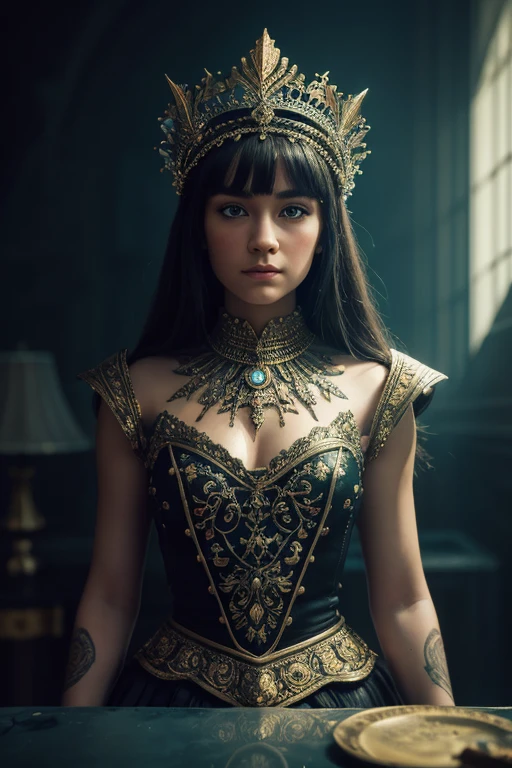 8K, ARTISTIC photogrAphy, best quAlity, mAsterpiece: 1.2), A (potrAit:1.2) Don Bluth Style doll, in a Dragon's Lair, full body RAW candid cinema, 16mm, color graded portra 400 film, remarkable color, ultra realistic, sad admosphere, dark lighting, oppressive atmosphere, depressive colors, kodak portra 400, photograph,r, Natural Light, Salvatrucha tatoos, Crown Metal, Pinhead lighgts, blur reflection, Brush Strokes, Smooth, abstract, Splatter, Oil On Canvas, rainbow colors, fractal isometrics details bioluminescens : a stunning realistic photograph of wet bone structure, 3d render, octane render, intricately detailed, titanium decorative headdress, cinematic, trending on artstation | Isometric | Centered