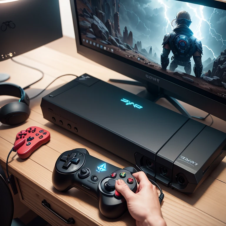 Gaming console, lightning 