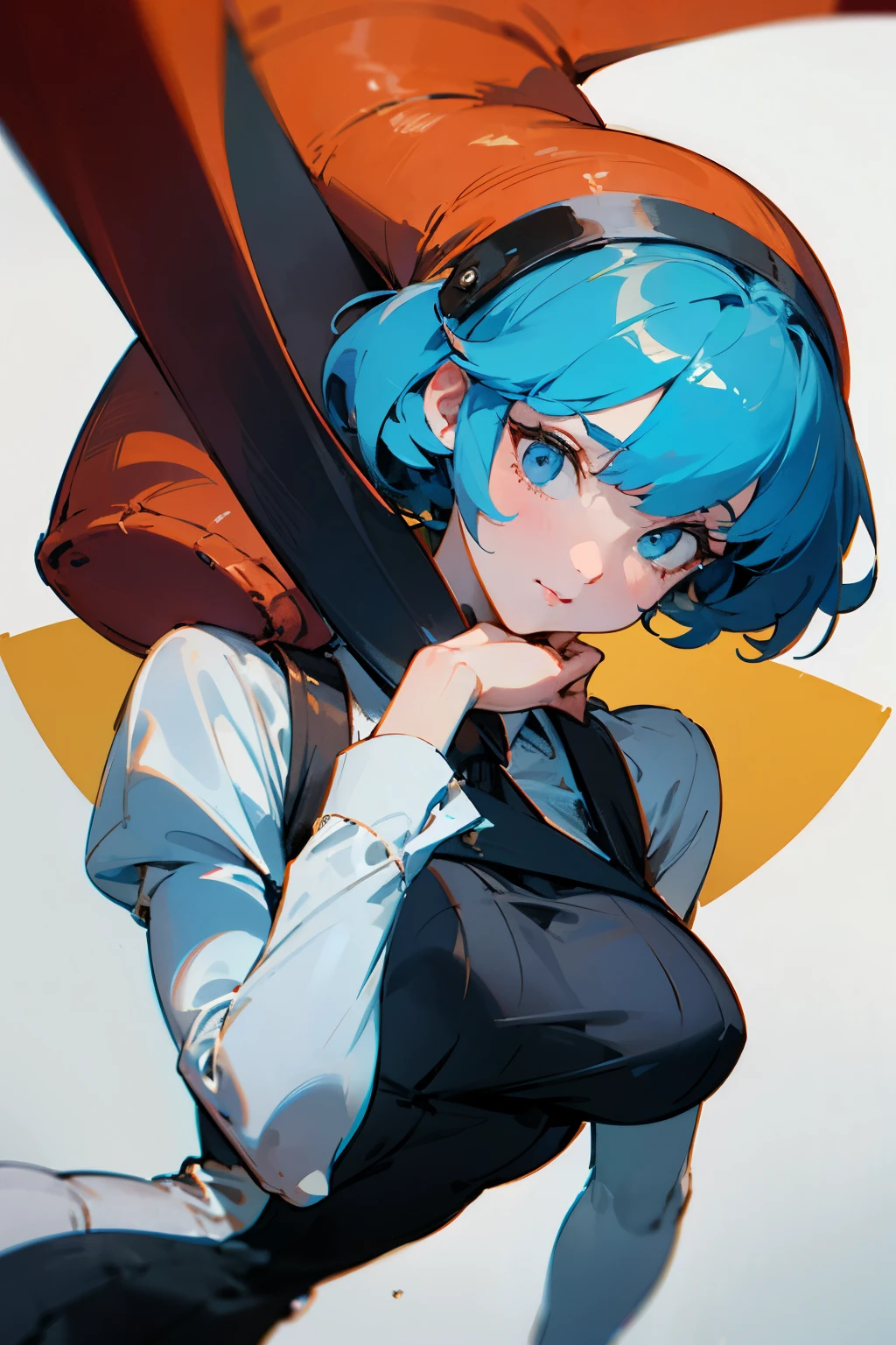 Female dullahan with a 1940s look