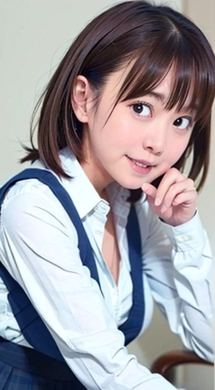 (happy expression:1.26)、RAW photo、(((Close-up of the ultimate beautiful panties from below)))、((glowing skin))、1 girl、17 year old beautiful girl from Prague、bright look、((brown haired))、raise your hair、ample breasts、plaid pleated skirt、Panties fully visible from underneath、(long stockings or pantyhose)、((torn skirt))、((show panties))、((super detailed))、(perfectly detailed face)、(detailed hands)、(finger details)、(excellent human structure)、photorealistic imageasterpiece、最high quality、super detailed、film light、intricate details、High resolution、very detailed))、detailed background、8KUHD、Digital single-lens reflex camera、soft light、high quality、film grain、Fujifilm XT3 、shallow depth of field、natural soft light、Kamimei、