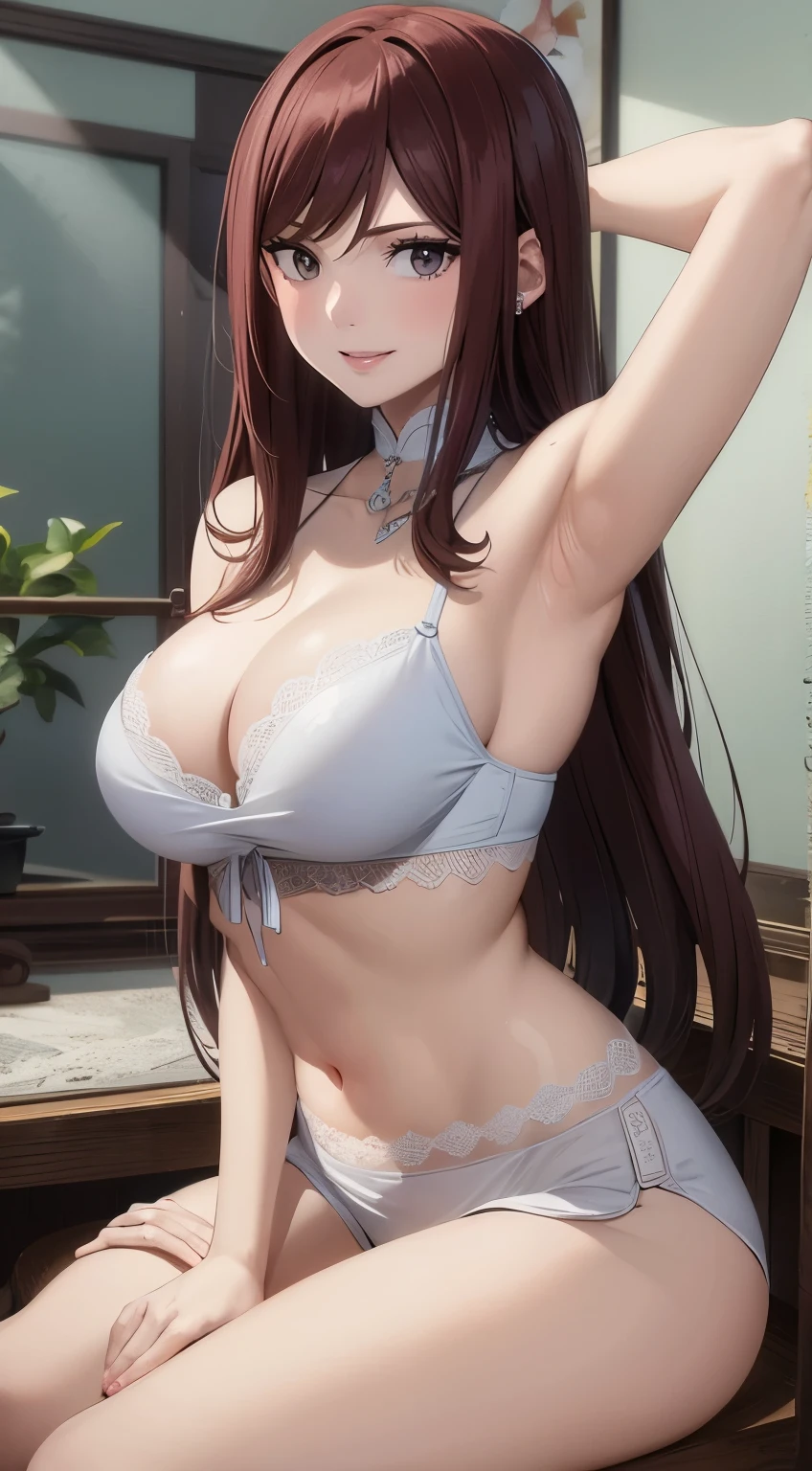 Beautiful women,Sexy body, beautiful face, cute smile, blush on.