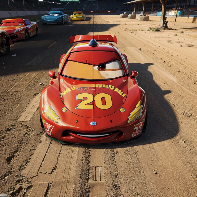 A Brazilian racing car similar to Lightning McQueen from the Pixar Cars franchise 