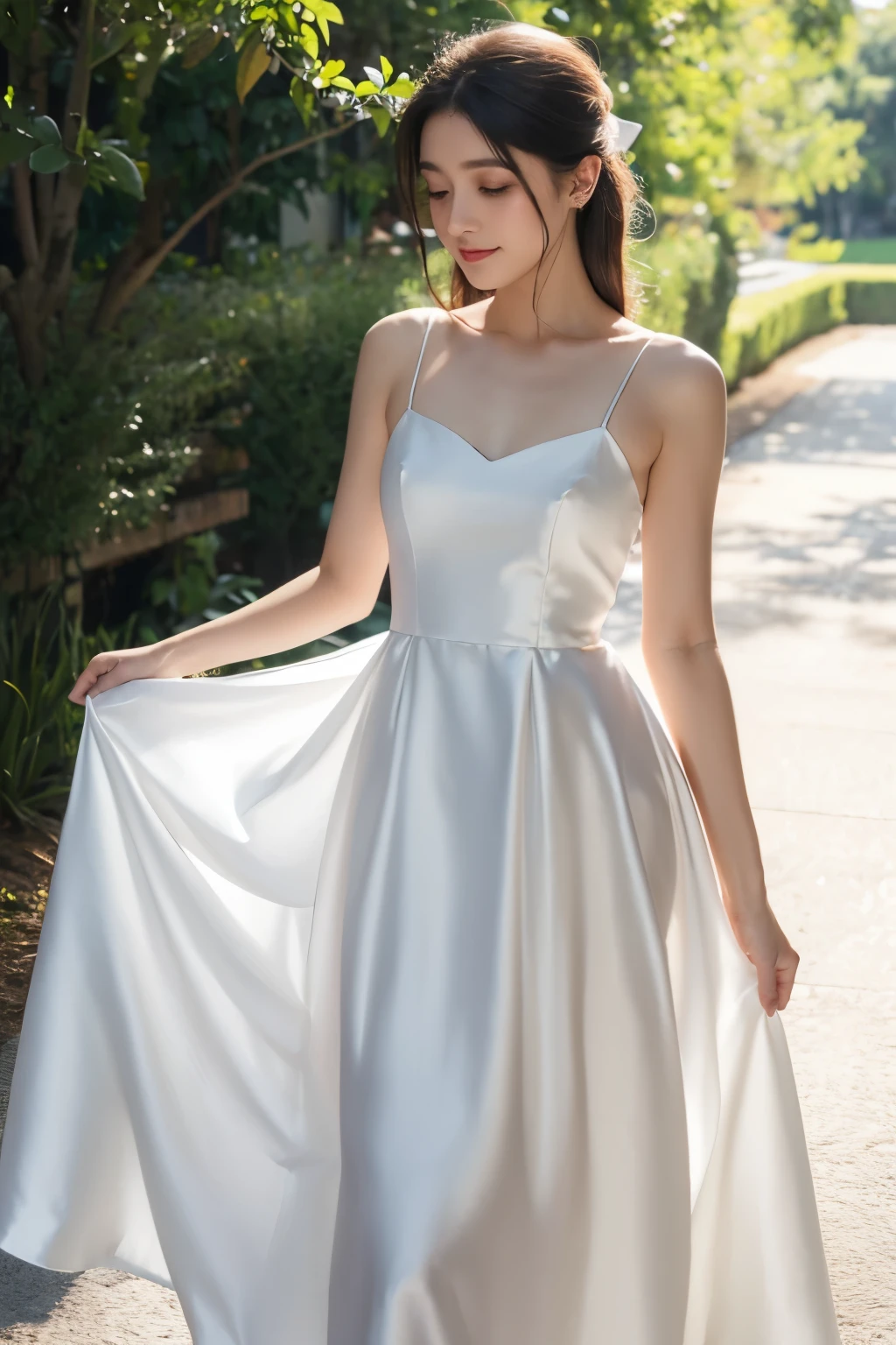 A skirt that shows off your soft ankles