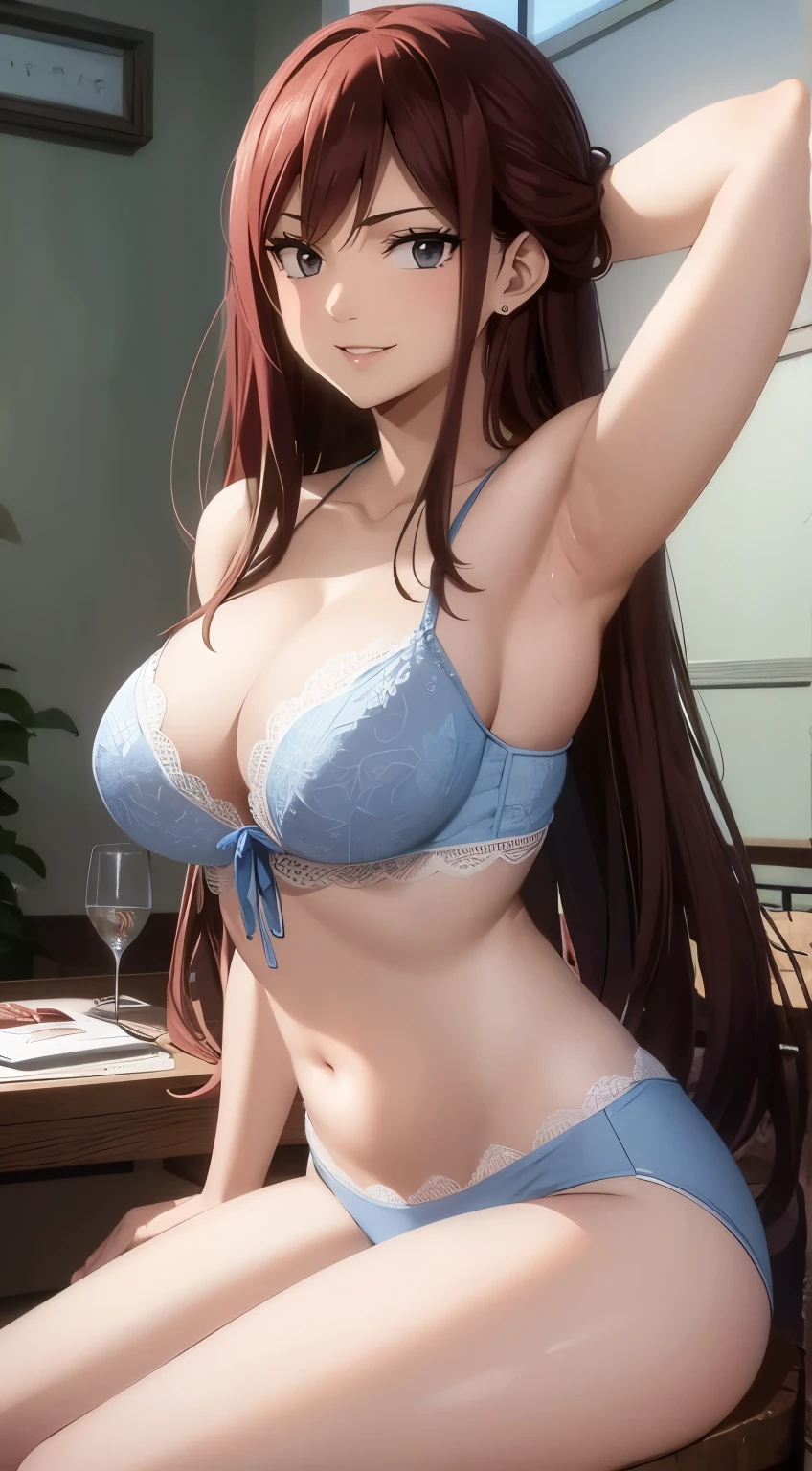 Beautiful women,Sexy body, beautiful face, cute smile, blush on.