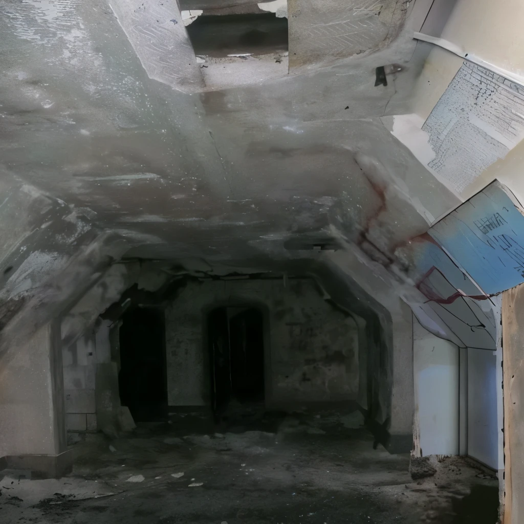 Un viejo edificio abandonado con mucho cemento y graffiti., underground room, inquietante espacio liminal espeluznante, Espeluznante espacio liminal espeluznante, underground bunker, Dentro de una cripta, muy oscuro y abandonado, dentro de un escondite de pandillas, haunted liminal abandoned room, Dentro de una tumba, Bunkers, the scary empty liminal spaces., Interior of the room in area 55