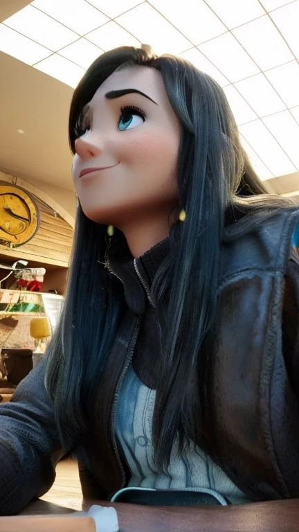 uma mulher estilo pixar, alta qualidade, melhor qualidade