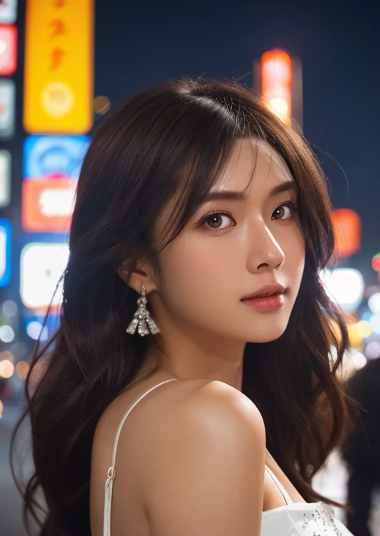 An ultra detailed, realistic, digital art, featuring Neon Nights of Tokyo: Contrast the traditional with the modern by showcasing the neon-lit streets of Tokyo's bustling districts like Shinjuku and Shibuya, capturing the vibrant energy of the city at night.. happy accidents, exquisite detail, 30 megapixels, 4k, CanonEOS 5D Mark IV DSLR, 85mm lens, sharp focus, intricate detail, long exposure, f/2, ISO 100, shutter speed 1/125, diffuse backlighting, award-winning photograph, facing camera, looking into camera, monovision, perfect contrast, high sharpness, face symmetry, depth of field, ultra-detailed photography, raytracing, global illumination, smooth, ultra high definition, 8k, unreal engine 5, ultra sharp focus, award-winning photography
