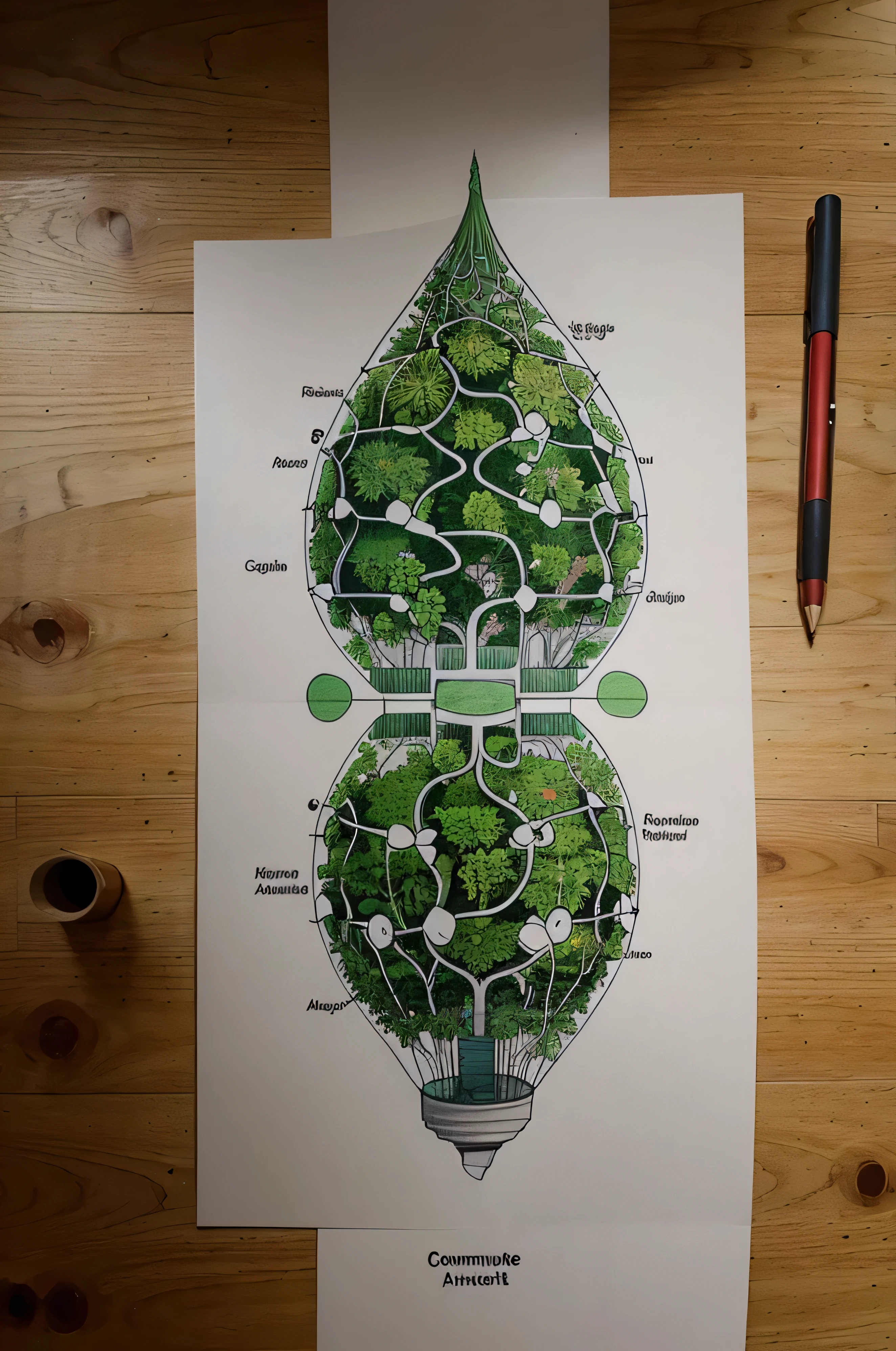Drawings of innovation ecosystems in community sustainability