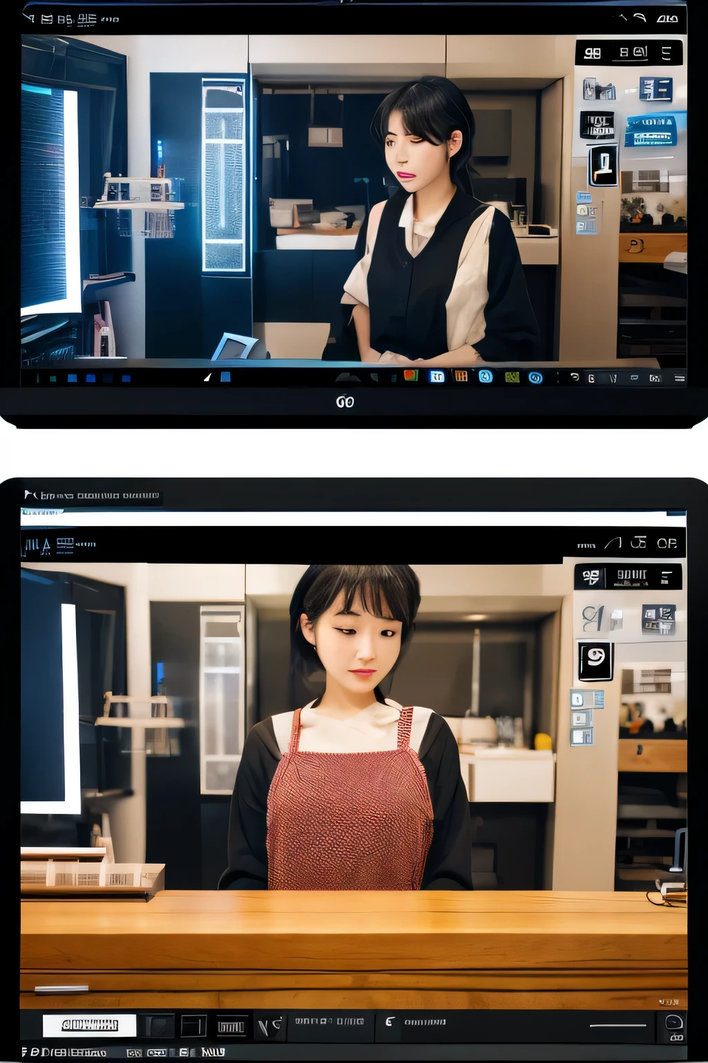 AI image generation screen、Multiple items、customization