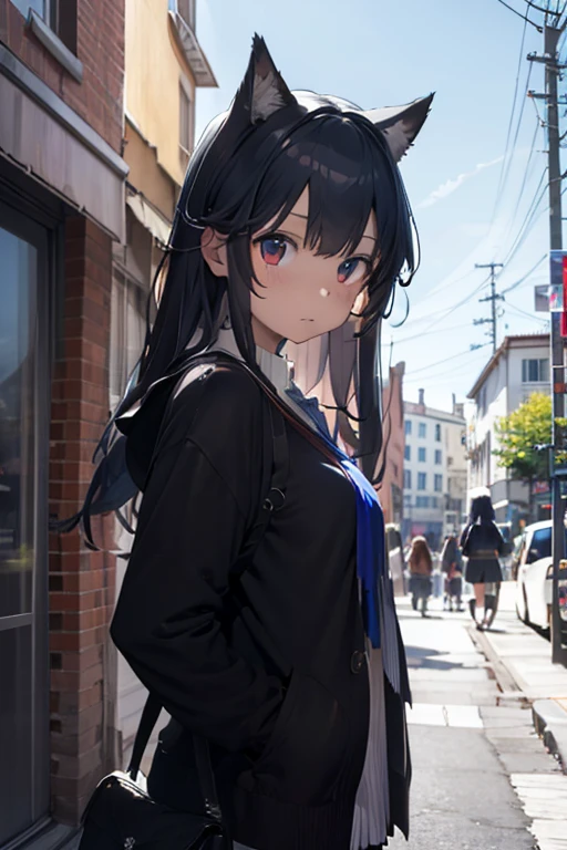 Furra, colegiala en el colegio, bonita