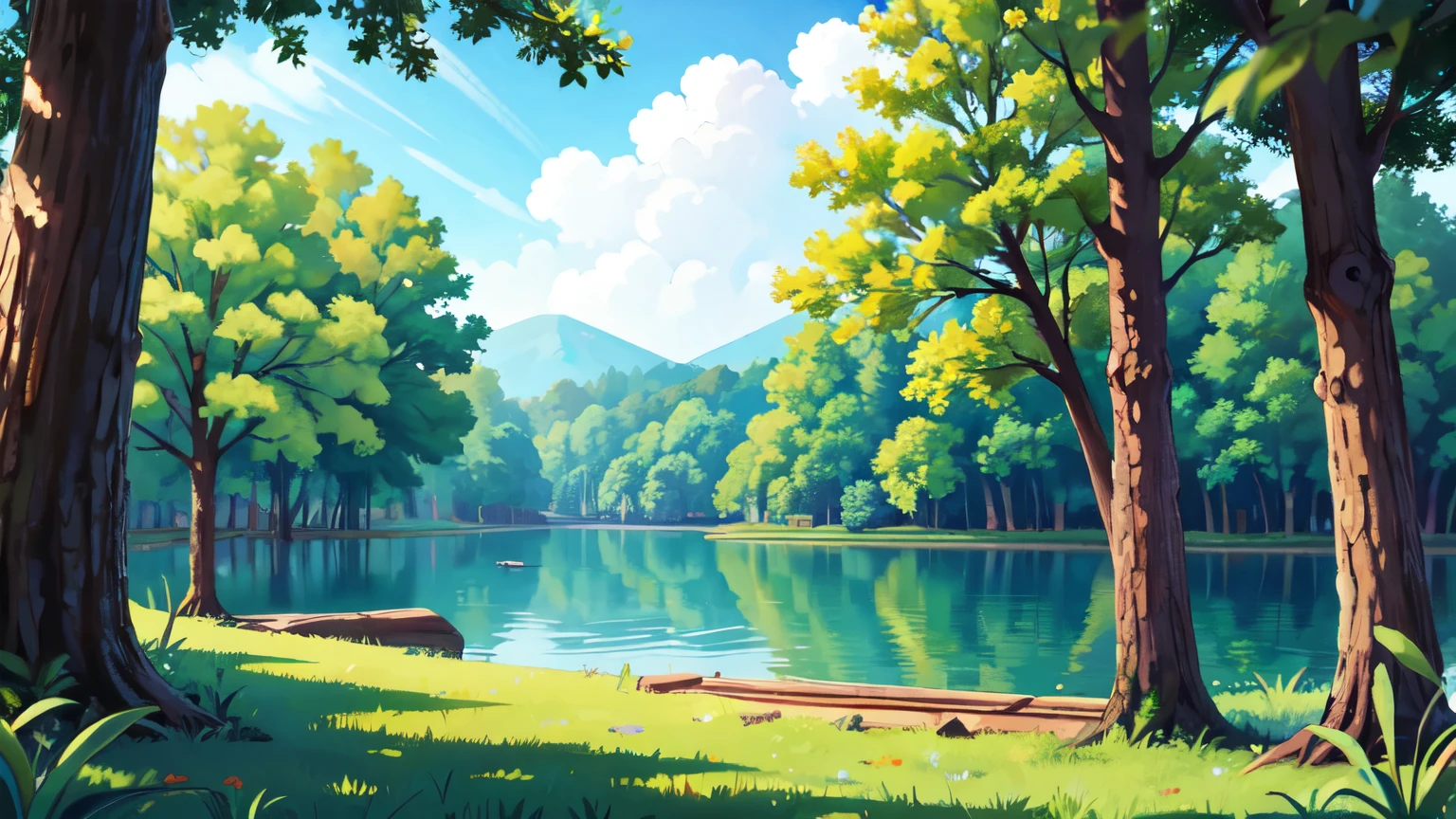 the forest, Lake