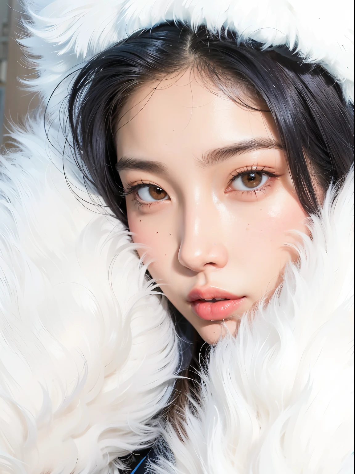um close de uma mulher loira vestindo uma jaqueta branca, taejune kim, Kim Hyun Joo, Charlatan Ji Young, Heonhwa Choe, Jin Kim, jovem gi kim, Retrato de Jossi do Blackpink, jaeyeon nam, Seseon Yoon, Jiyun Chae, parque roseanne de blackpink, inspirado por Yanjun Cheng