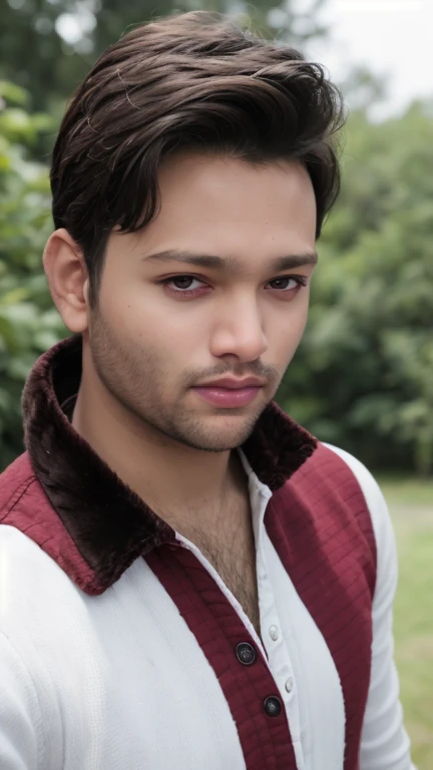 A beautiful young man with highly detailed skin,short trimmed beard,8k,high res,ultra realistic, photorealism,(real life photo,realistic:1.9),best quality,ultra-detailed,professional,vivid colors,sharp focus,physically-based rendering,studio lighting,bokeh,portraits,
