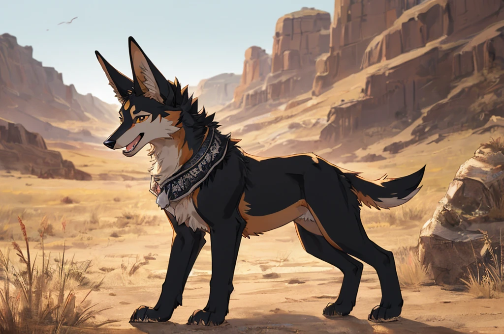 feral, jackal, black-backed jackal, animal, beast, thin, happy
