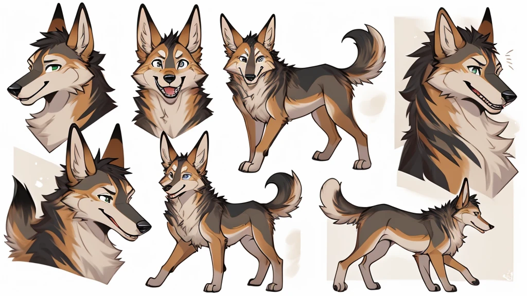 feral, jackal, black-backed jackal, animal, beast, thin, happy