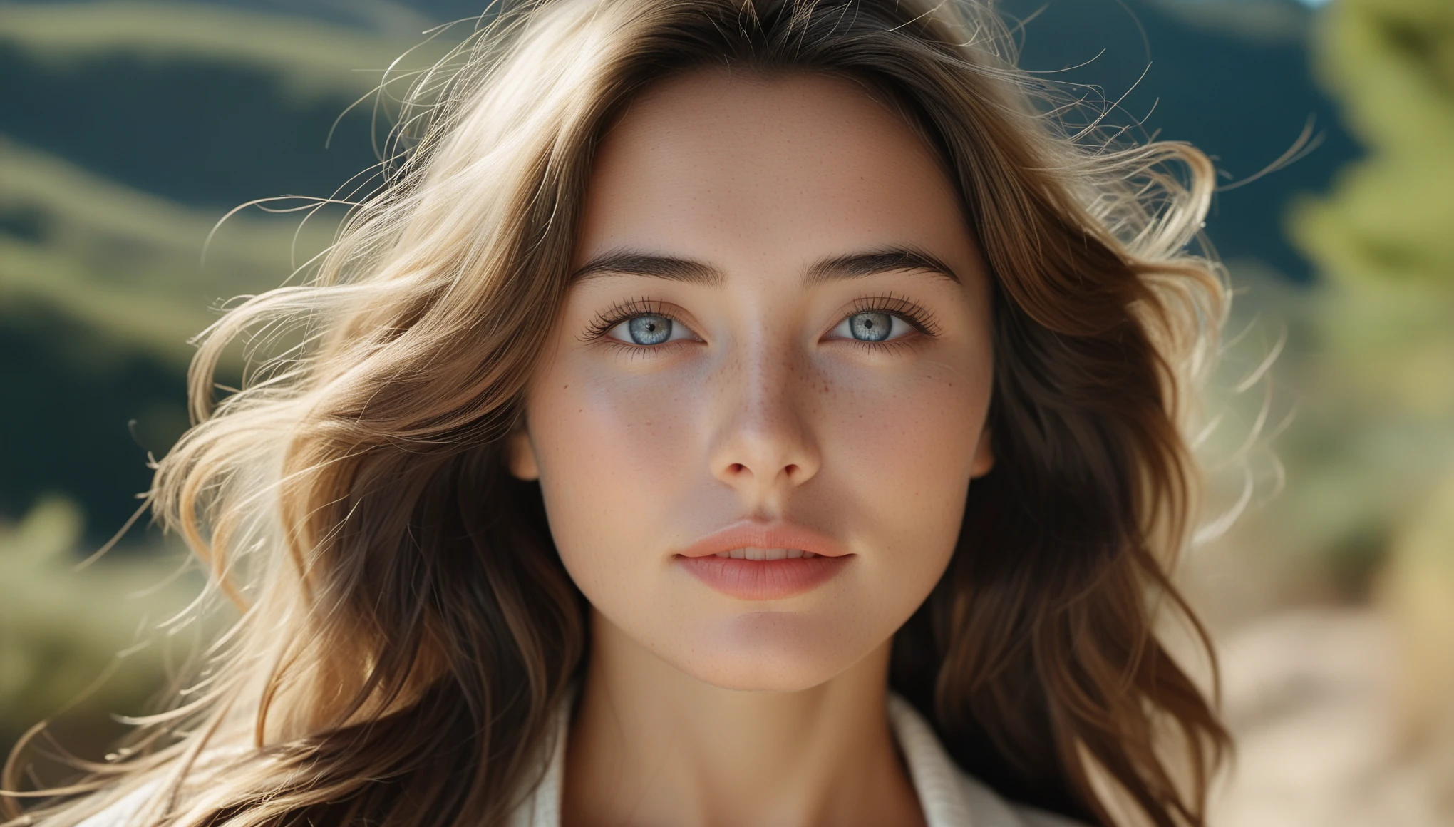 foto amateur of a womun, unalog, CRUDO, f2, 35mm, un (foto amateur) of a 50 year old cundid photo of a womun, flash photography, taken on un old camera, polaroid, half body photo of a beautiful 20 years old Icelundic girl, extremely ojos detallados, hermoso rostro, piel natural detallada con poros, sentado en una roca con las piernas cruzadas, With a peaceful appearance., Oversized blazer, skinny jeuns, mocasines, Bolsa de hombro, aretes, (elogio, bokeh), por Marta Bevacqua, hora dorada, cinematic lighting, (filtro brumoso, film grain:1.2). 8K, muy detallado, textura de piel detallada, textura natural de la piel, Ojos perfectos, iris perfecto, ojos de alto detalle, Iris detallado, textura de tela detallada, Ojos perfectos, ojos detallados, (alta calidad, Mejor calidad:1.3), Extremely high resolution, film grain, DSLR, kodak portra 400 camera f1.6 lentes, 35mm, Fujifilm Superia Premium 400, nikon d850, 