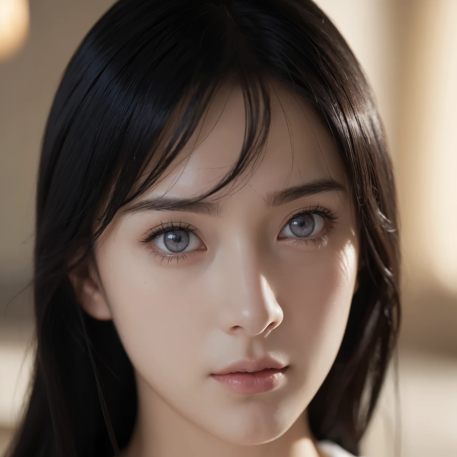 Best Quality, Masterpiece, Ultra High Resolution, (Realistic: 1.4), Original Photo, Side Light, Fine Beautiful Eyes: 1.2, Masterpiece* Portrait, Realism, 1 Girl, Ultra Detailed , perfeck ,Hinata Hyuga ,photo realistic,anime realistic,realisticstayl,