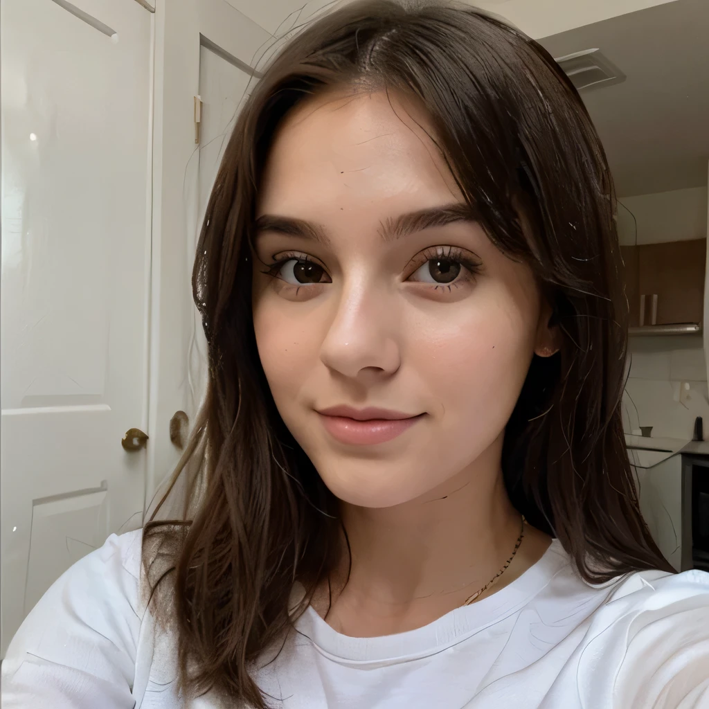 cute 25 year old girl, as if it were a selfie