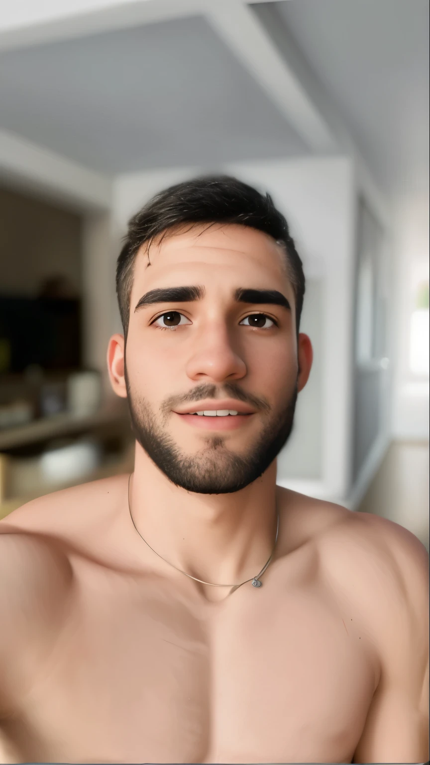 homem tirando selfie