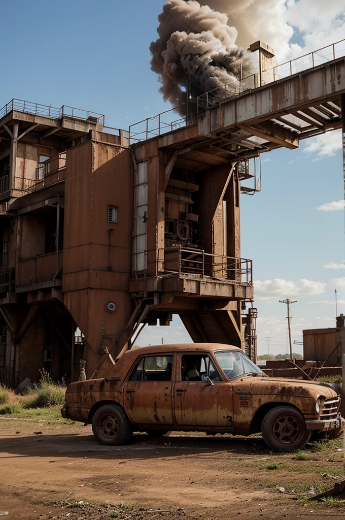 Generate a rusty machine in the era of the business revolution