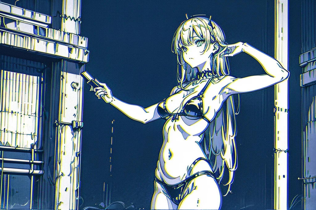 a close up of a sheet of text with a lot of dots, ascii art, computer glitch, ( ( glitch art pixel sorting ) ), scanlines, corrupted data, ascii, perlin noise, matrix text, anime girl in ascii art style, corrupted file, computer glitches, datamoshed, datamoshing, cartoon of a woman in a ?????? with a necklace on her neck, digitally colored, character is in her natural pose, she is dancing. realistic, hands behind her body pose!, cell shaded adult animation, inked and colored, realistic shaded perfect body, ???? pudica pose gesture, colored screentone, cel shaded:15, comic digital art, colored lineart, A girl reading a book while sitting in a throne with and a sword around her arm, blonde girl posing in the bathroom and looking out a window, a ????? woman standing in front of some windows holding her hands on her hippies 