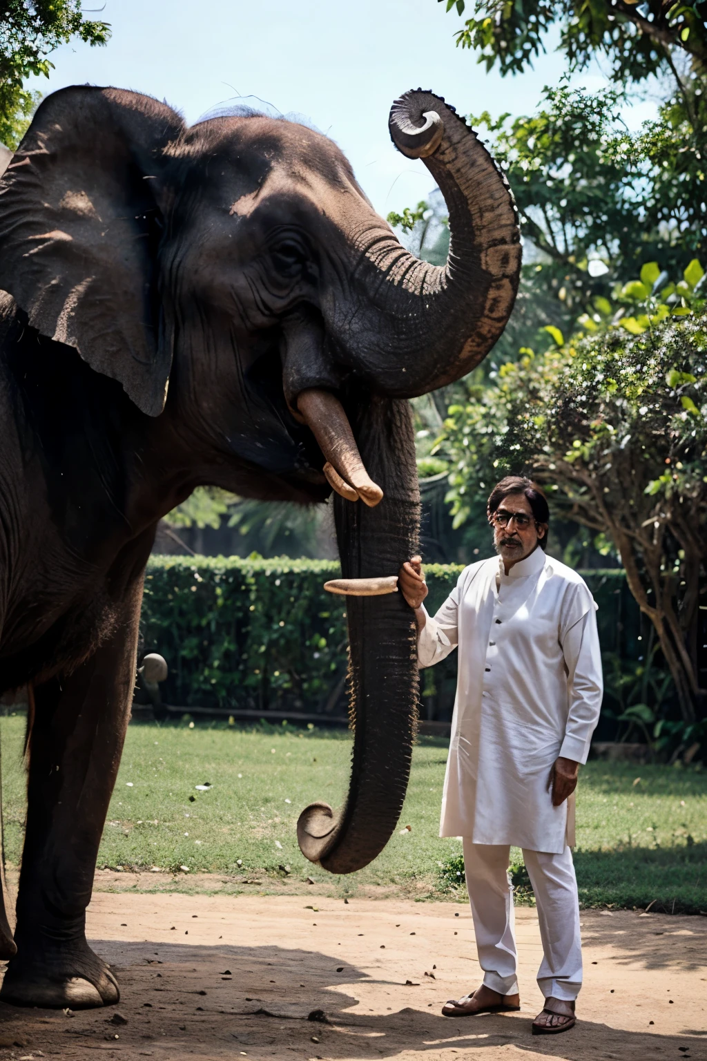 amitabh bachchan on elephant