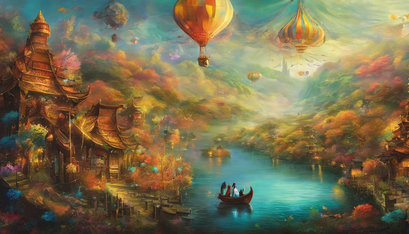 dream、(The Three Rivers.)、Like a city at night、現代風のThe Three Rivers.、My deceased mother came to pick me up in a small boat、depression、Adult Children、Life is hard for me, so you came to pick me up from the other world.、