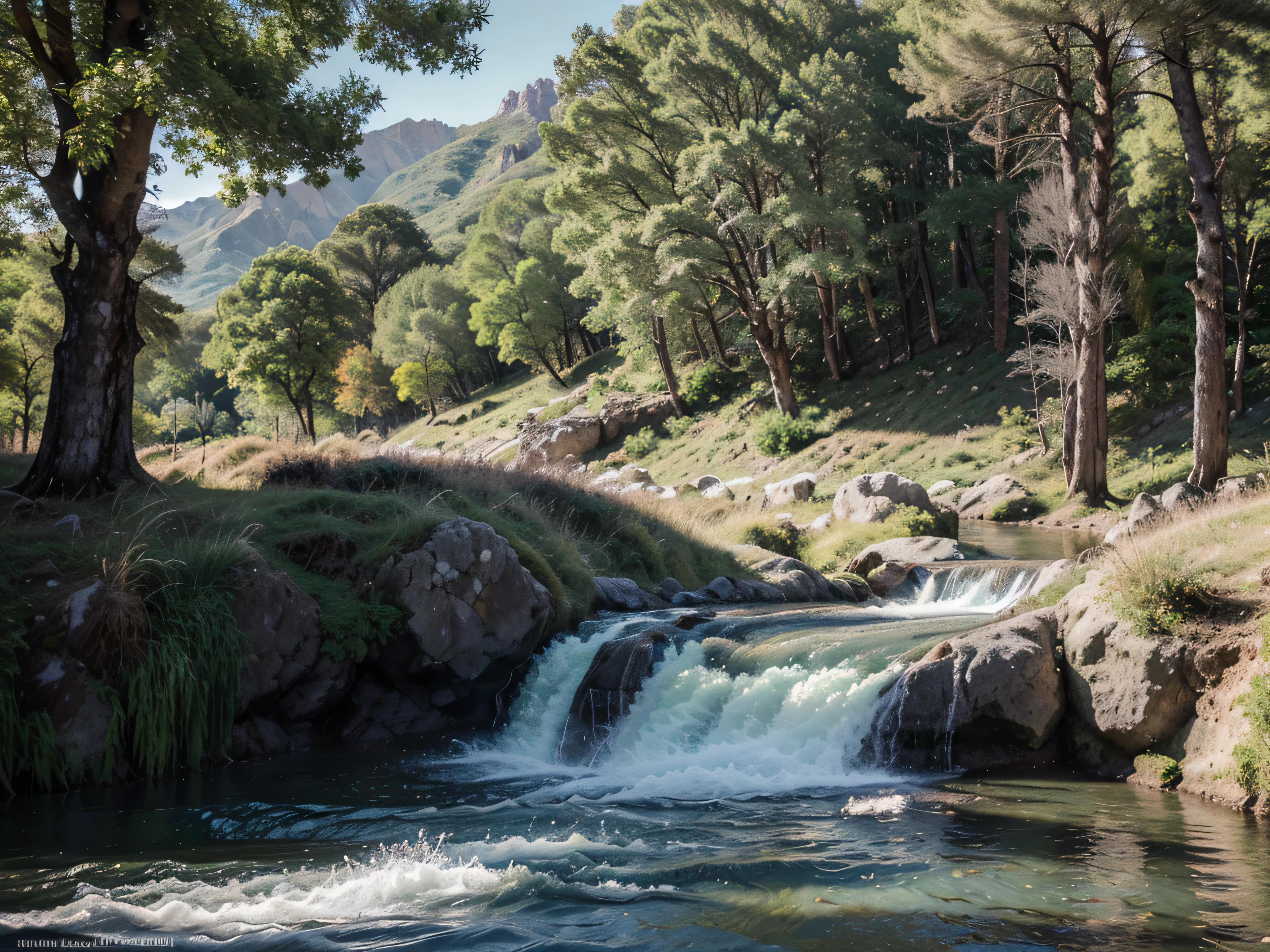Ondas de luz en cuadros de paisajes.，Picos verdes reflect the sky。 The landscape of the painting is full of poetry.， Cuifeng green trees painted micro green.。 Las nubes humean y las nubes brillan en el cuadro de paisaje.， La luz de la nube brilla，Las majestuosas olas entran en el cuadro.。 The landscape in the painting is full of affection.， Picos verdes, Green trees and long water.。 Las majestuosas olas en los cuadros de paisajes， Picos verdes and green trees in the painting。 The landscape in the painting is full of affection.，Escondido en pinturas al agua, light and mountain。