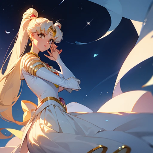 queen serenity,sailor moon, taking a photo, posing,