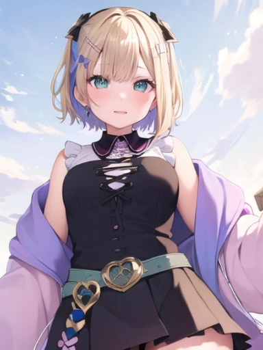 (masterpiece:1.3),((High resolution)),((high quality)),((Super detailed))、1 girl、perfect balance、perfect face、detailed face、cute face、beautiful詳細な目、Expressive eyes、cute eyes、shiny eyes、perfect body、beautiful体、(((bikini)))、(big breasts)、(head shot)、embarrassing、blush、beach、beautiful女の子、cute face、beautiful顔、cute face、beautiful、best quality、good anatomy、ornamentahiru Shiina、smile、closed mouth、blush、Are standing、from below、