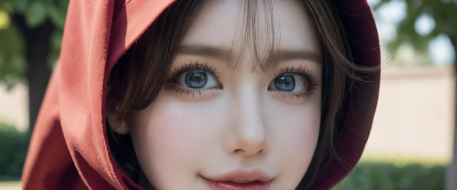 (highres)red wear silky fabric girl with beautiful hijab, detailed eyes and face, delicate facial features, long eyelashes, elegant posture, warm studio lighting, vibrant colors, soft focus, (realistic,photorealistic,photo-realistic:1.37), intricate patterns on hijab, flowing fabric, gentle breeze, peaceful garden background, (concept artists,portrait) style, warm color tones.