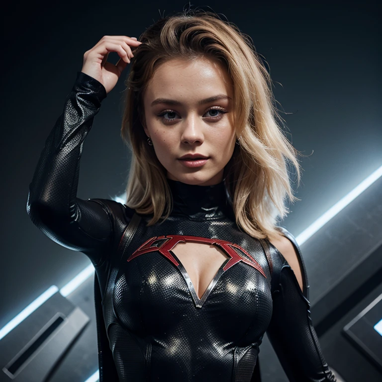Zara Larsson dressed as a superhero