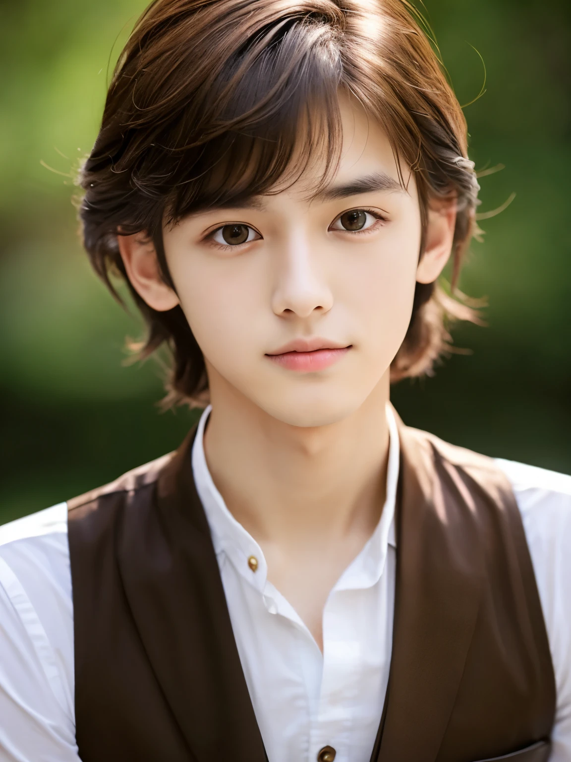 ((Highest quality)), ((masterpiece)), (detailed), 1人のmaleの子,Beautiful Boy,,high school student,Bob,neutral,cute,Handsome,Tear bags,Eyebrow,Japanese,Baby Face,round face,maleの娘,male,Completely naked