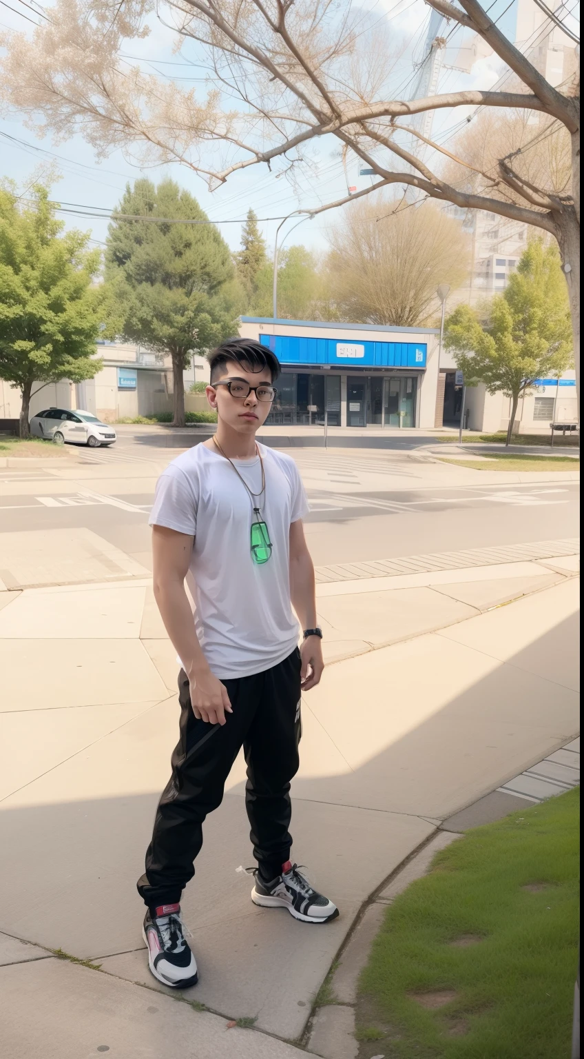 cyberpunk,smartboy,lighting realistic background,8k,u4, white shoes