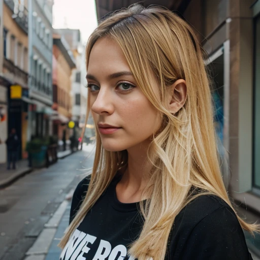 Blonde fit girl