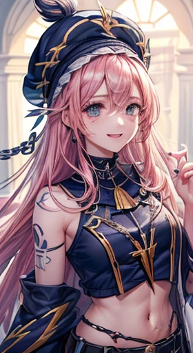 maximum quality、Qualidade de imagem superior、obra-prima、garota com((18 anos、Cool hat、Heart symbol tattoo on right shoulder、Regata Preta Umbigo、calcinha branca 、Melhor busto、Busto 85、cabelo roxo、Cabelo comprido、olhos azuis、peito aberto、felicidade、Chain Accessories、Pulseira preta no pulso、sente uma cadeira、Um esguio、Um sorriso、Tenha um controlador、Desleixado、fones de ouvido para jogos、renda))alta qualidade、arte visual、Plano de fundo com((Quarto em cor neon、PC para jogoesa de jogos、Cadeira de jogos、Cama de jogo、console de jogoesa、profundidade(lightning)