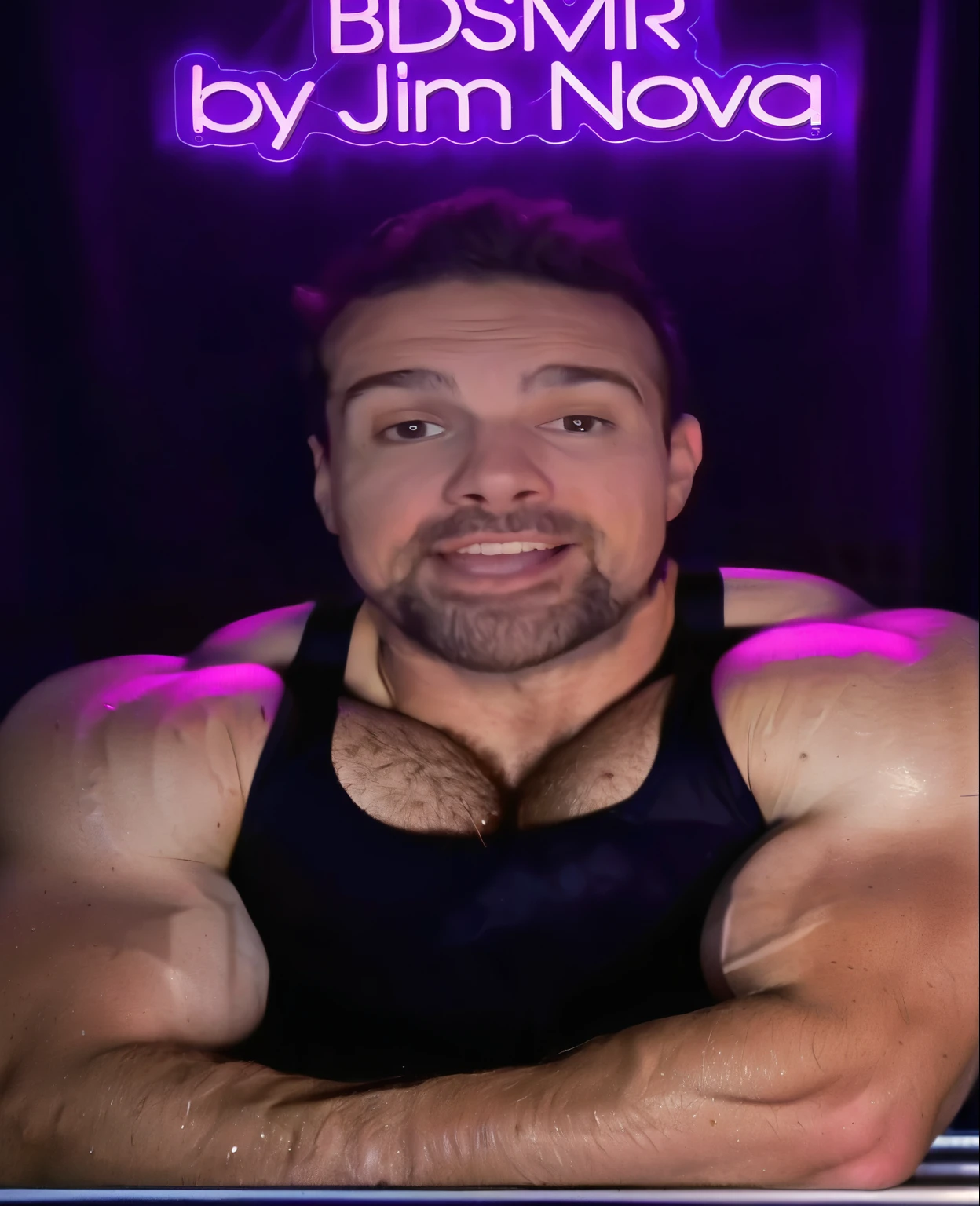 Shirtless, Muscle hairy body, sweaty body, big meaty pecs, big niceps