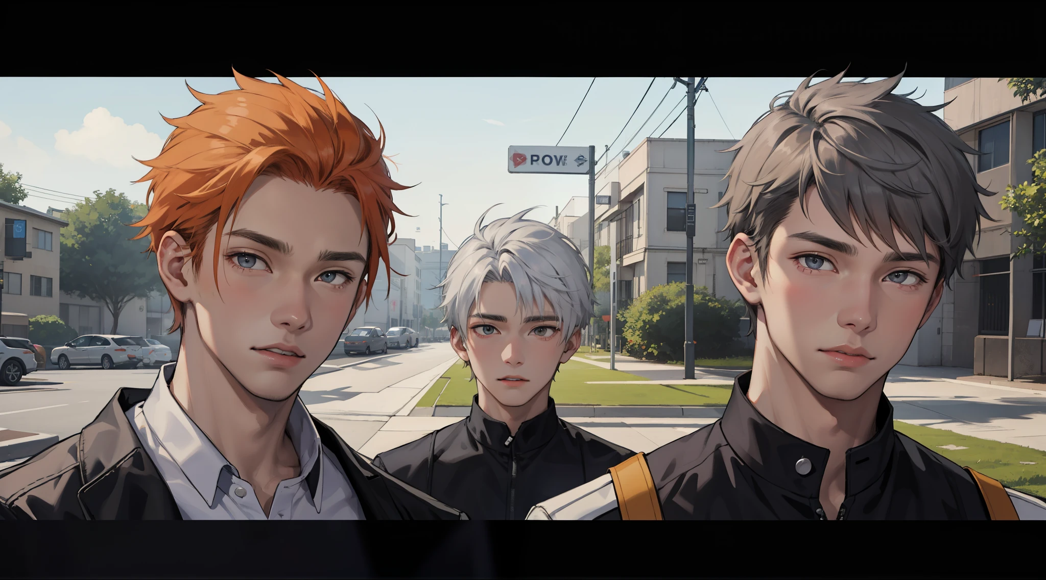 There are two boys who are and the one in the back is 13 years old
