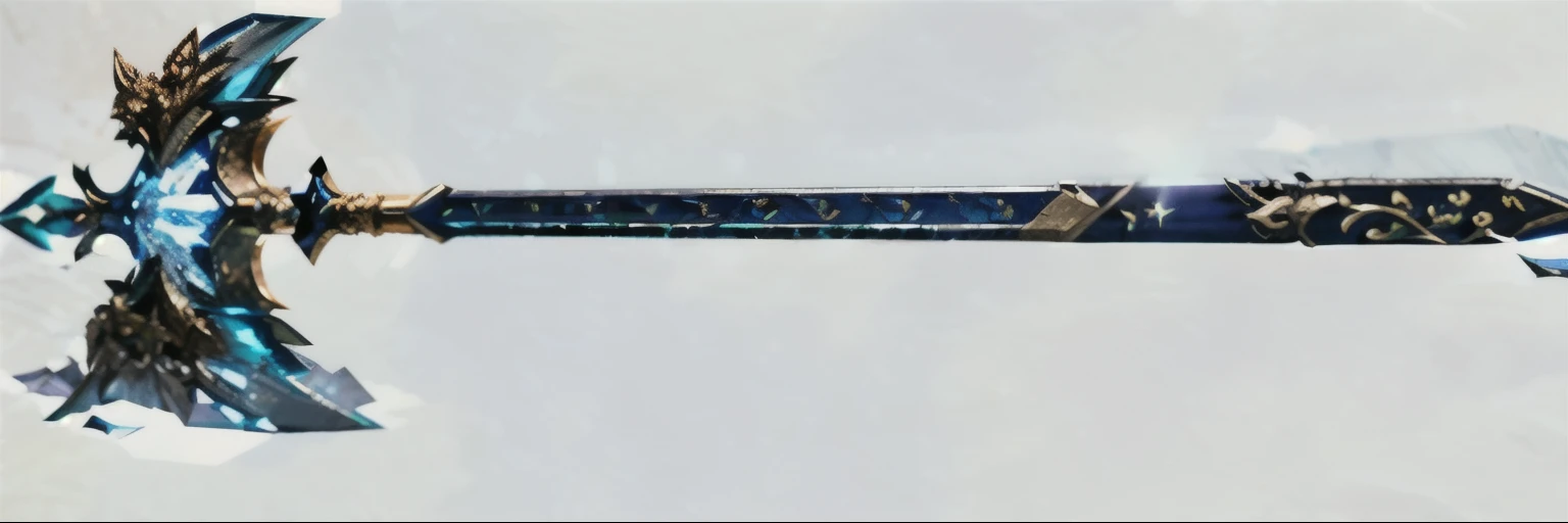 (best quality,4k,8k,highres,masterpiece:1.2),ultra-detailed,realistic,mastersword, standalone, legendary weapon,precise craftsmanship,detailed hilt,sharp blade,properly proportioned,beautifully textured,mythical sword,iconic symbol,hero's weapon,forged by the gods,sword of destiny,enchanted blade,glowing blue aura,legendary battles,ultimate power weapon,destined to defeat evil,classic video game weapon,masterful design,intricate engravings,powerful artifact,impeccable quality craftsmanship,striking and elegant,centerpiece of the artwork,shimmering with divine energy,sharp enough to cut through anything,radiating strength and power,fit for a true hero,artistic homage to the game,signature weapon of the hero,pristine metalwork,exquisite attention to detail,colorful gems embedded in the hilt,legendary legacy,unbreakable and indestructible:focus on the blade's reflections and highlights,create an atmosphere of reverence and awe,showcase the iconic sword in a dynamic pose and perspective,bring out the mythical essence and power of the Mastersword.