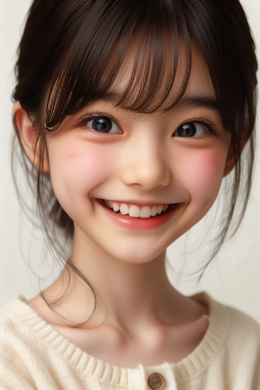 ((sfw: 1.4)), ((detailed face, professional photography)), ((sfw, (from front) , bed room , indoor, 1 Girl)), Ultra High Resolution, (Realistic: 1.4), RAW Photo, Best Quality, (Photorealistic Stick), Focus, Soft Light, ((15 years old)), ((Japanese)), (( (young face))), (surface), (depth of field), masterpiece, (realistic), woman, bangs, ((1 girl))