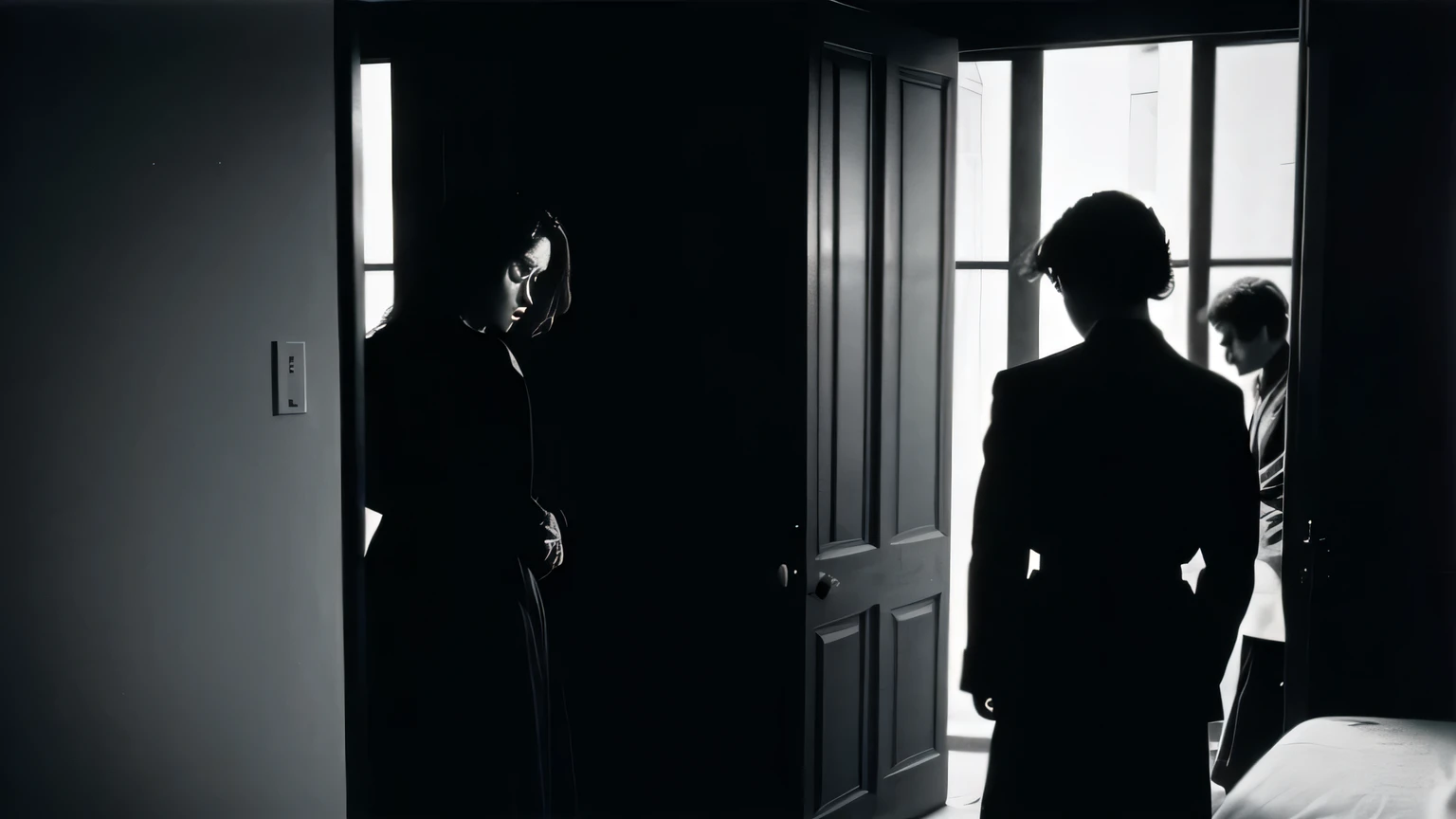 by Ralph Gibson style, Realistic, masterpiece of photography, emotionally dangerous scenes, highlighting the entanglement between love and betrayal, Atmosphere: sad, chaotic,
<lora:d