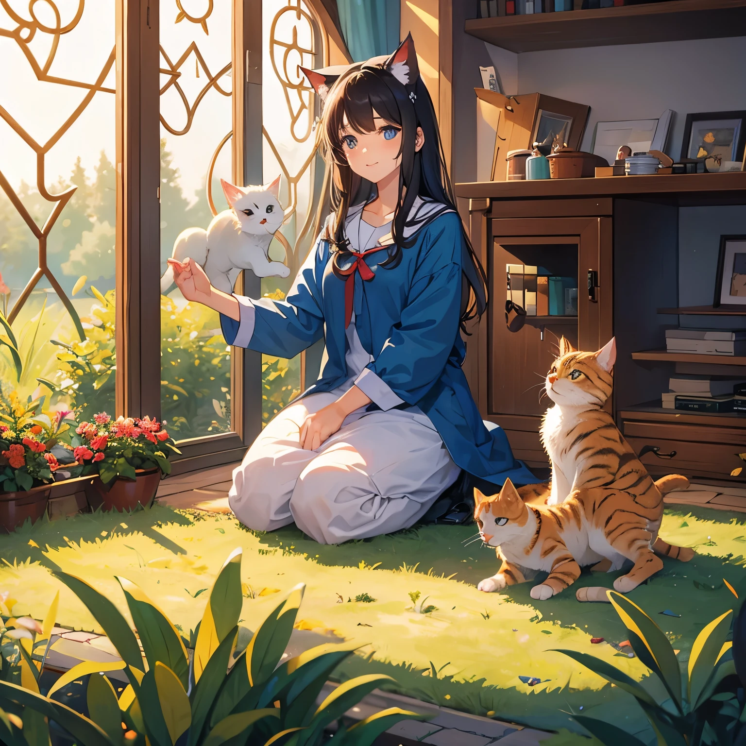 Healing. beckoning cat