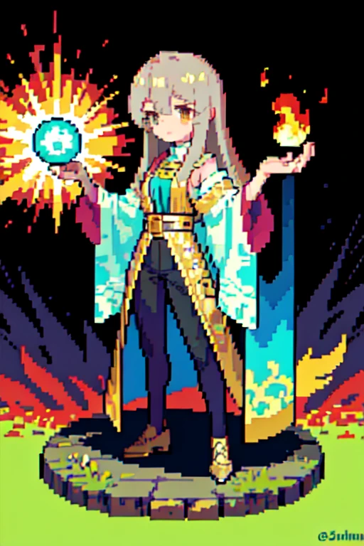 (masterpiece, top quality, Best quality), pixel, pixel art, oyamamahiro, whole body,