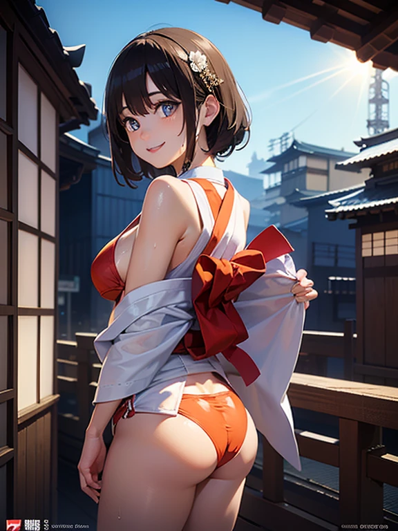 1 girl,moyou, (8K, highest quality, masterpiece:1.2), (realistic:1.37), Super detailed,highest quality, ultra high resolution, professional lighting, photon mapping, radio city, (), Super detailed, 1 girl, (cute japanese girl:1.5), (smile:1.4), (big breasts:1.0), (small ass:1.1), 緻密でbeautiful eyes, (Light brown roan hair:1.0),Floating hair NovaFrogStyle, cowboy shot, Heavy construction, eyeliner, beautiful face, cute face, beautiful woman, beautiful eyes, perfect eyes, (Nikon F2.8 300 mm), tight waist, see through bikini, (Sweaty and shiny skin:1.2)