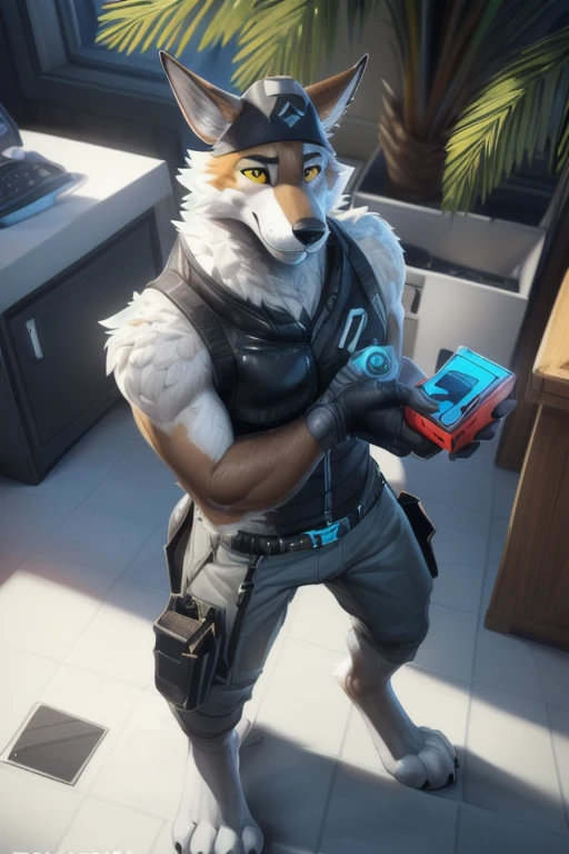 Wendell box art cover holding a small handheld pistol, small gun, handheld gun, PlayStation 1 Graphics, Playstation 1 Box Art , (by Homogenousrule, by Wildering, by Foxovh, by Catcouch), 4k,(by totesfleisch8 and,
(( posing for image )),Sharp gaze, hentai , anthro, shortstack, standing, looking  at viewer,muscular, background, extremely detailed, 3d render, high quality  digital art, huge thighs , detailed eyes, ,henati, good anatomy, good perspective in a laboratory , front towards viewer,face up, by bebebebebe, by sicklyhypnos, by gerkk, by orf, (  by cutesexyrobutts, by darkgem, by zackary911,(  by singafurian, by daftpatriot, sassy, cute, detailed face, handsome , seductive face,  face, detailed mouth, white fur, hentai style, leo alvarez, bara, (posing:1.3), (soft shading), 4k, hi res, detailed hands, ((detailed face, (detailed eyes:1.0), detailed)), by zackarry911, by zaush, (by personalami:0.5), looking at viewer,  image, navel, nipples, full body, one person focus, thick thighs,  Hentai, day, sexy, sensual, detailed, uploaded to e621, beautiful and detailed  image of an anthropomorphic  ,(highres,:1.2), Smiling happy extremely detailed, photorealistic, 3d render , high quality  digital art, Male, PlayStation 1 Graphics, Playstation 1 Box Art 