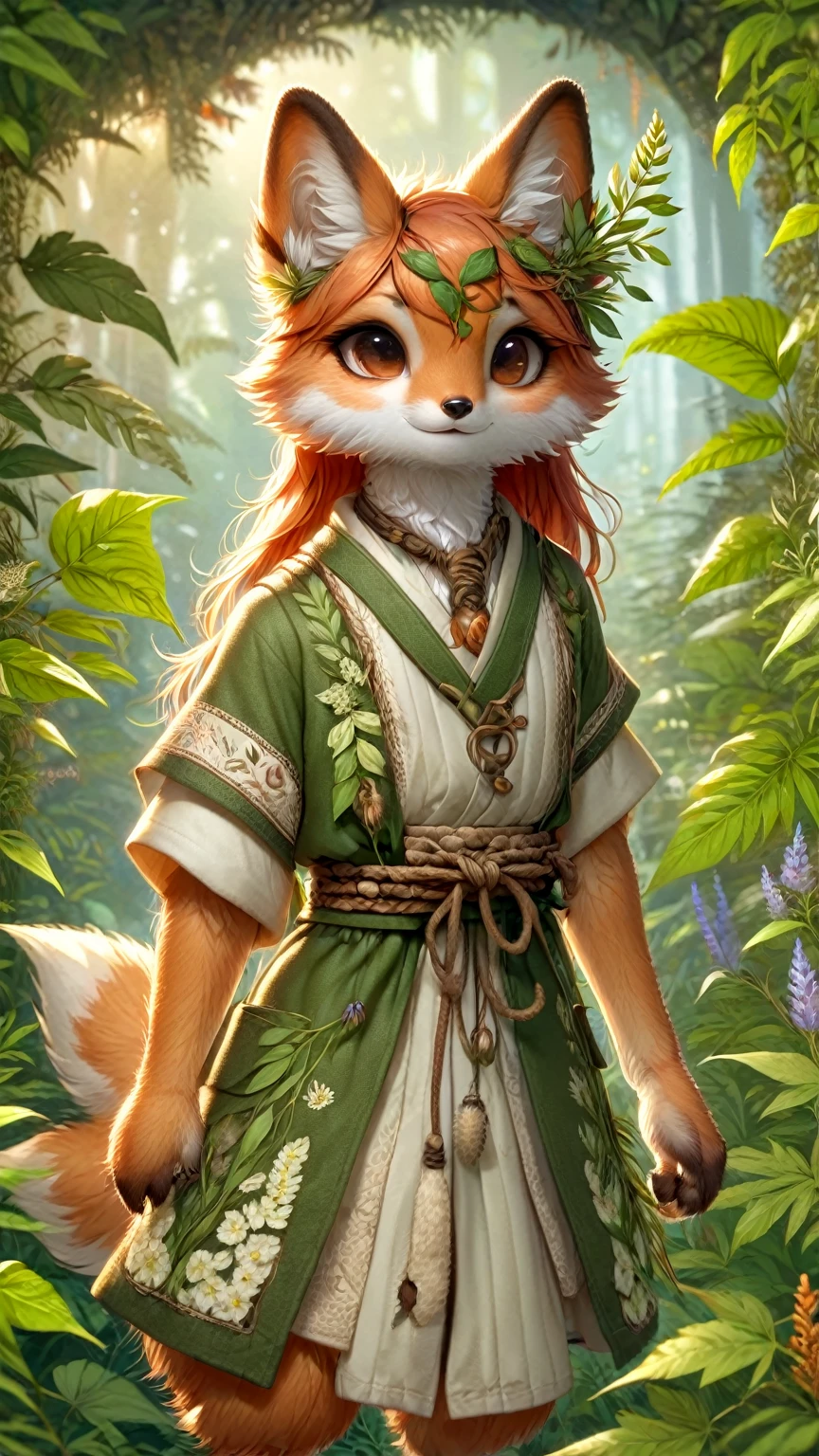 fox, Herbarian, Herbarian outfit,