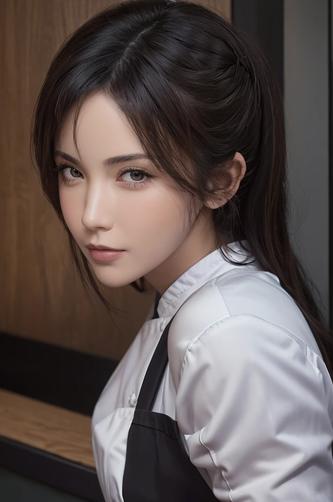 (chef-d&#39;artwork:1.3), (8K, photorealistic, Photo brute, best quality: 1.4), (1fille), beau visage, (realistic face), (cheveux noirs, cheveux longs :1.3), belle coiffure, Realistic eyes, Beautiful detailed eyes, (realistic skin), belle peau, (pull-over), absurdes, attractif, ultra haute résolution, ultra realistic, Very detailed, nombre d&#39;or