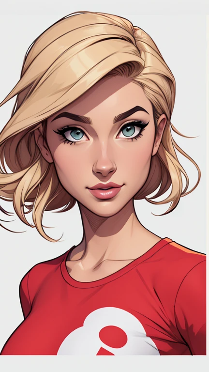 estilo de desenho animado:1.2), Dominika Paleta mulher Imagem de desenho animado de uma mulher , roupas sensuais , garota super fofa, authoritarian would be facial expressioncartoon style illustration, estilo de arte dos desenhos animados, estilo de arte dos desenhos animados, digital illustration style, design de personagens altamente detalhado, arte digital detalhada fofa, City fan art, design de personagem retrato, beautiful digital illustration, retrato de alta qualidade, arte em quadrinhos, retrato do design do personagem, white background Buso without clothes and medium breasts, beautiful and symmetrical body curves