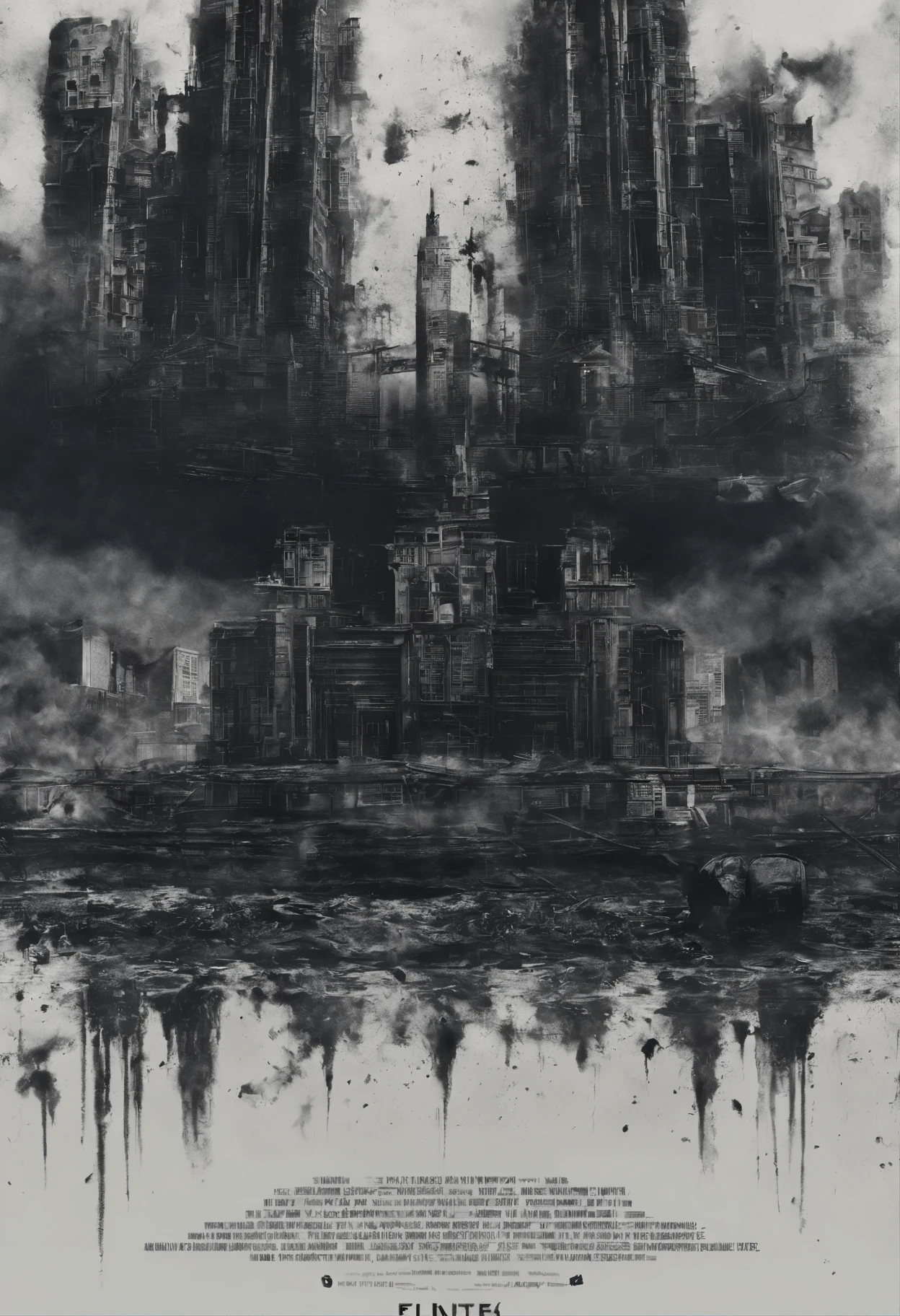 Virus hit city, Pandemia, corpos mortos, confinamento, gas masks, city destroyed due to the virus, tema escuro, filtro verde, tristeza e tristeza por toda a cidade, cinematic, ultra HD, hiper-realista
