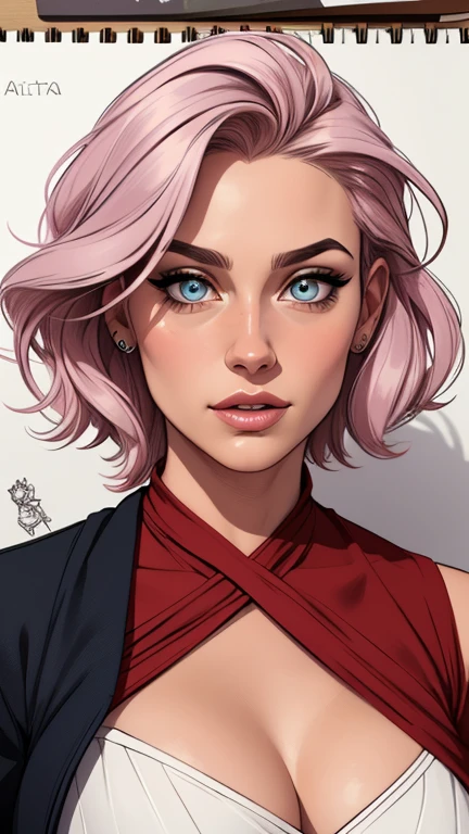 Personagem mulher ninja com marcas de guerras Imagem de desenho animado de uma mulher .cartoon style illustration, estilo de arte dos desenhos animados, estilo de arte dos desenhos animados, digital illustration style, design de personagens altamente detalhado, arte digital detalhada coragem, Forest fan art, Design de personagens de retrato, beautiful digital illustration, retrato de alta qualidade, Arte em quadrinhos, mulher jovem cabelo com transas lindas . Beautiful outlined eyes Medium large bust and wonderful sensual clothes. expression of sexual desire image from the waist to the head illustration
